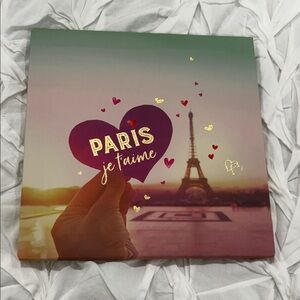 Paris Je T'aime Canvas Wall Art 9”x9”